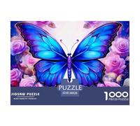1000 PieceButterfly Jigsaws Pieces Beautiful And Mysterious Insects The Challenge Is Difficult Puzzles for Adults with Home Decor Gifts Puzzle Educational Gam Adults 12 Years of Age And OlderButterfly
