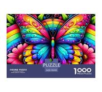 1000 PieceButterfly PieceJigsawBeautiful And Mysterious Insects The Challenge Is Difficult Puzzles for Adults with Home Décor Puzzle Educational Gam Adults 12 Years of Age And OlderButterfly