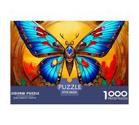 1000 PieceButterfly PieceJigsawBeautiful And Mysterious Insects The Challenge Is Difficult Puzzles for Adults with Home Decor Gifts Puzzle Educational Gam Adults 12 Years of Age And OlderButterfly