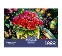 1000 PieceButterfly The PuzzleBeautiful And Mysterious Insects The Challenge Is Difficult Puzzles for Adults with Home Décor Puzzle Educational Gam Adults 12 Years of Age And OlderButterfly