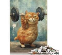 1000 PieceCat Funny Training Strong Jigsaw Puzzles for Adults And Wooden Puzzle for Puzzles Lovers 1000pcs (75x50cm)
