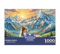 1000 PieceCentral Asian Shepherd Dog Decoration Puzzle The Challenge Is Difficult Puzzles for Adults with Home Décor Brainteasing Adults 12 Years of Age And OlderCentral Asian Shepherd Dog