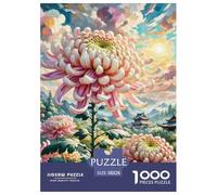 1000 PieceChrysanthemum PieceJigsaw The Challenge Is Difficult Puzzles for Adults with Home Decor Gifts Brainteasing Adults 12 Years of Age And OlderChrysanthemum