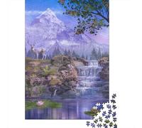 1000 PieceDeer In Nature Jigsaw Puzzles for Adults And Wooden Puzzle for Puzzles Lovers 1000pcs (75x50cm)