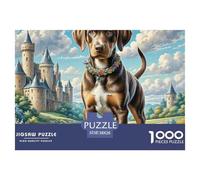 1000 PieceDoberman Pinscher Decoration Puzzle The Challenge Is Difficult Puzzles for Adults with Home Décor Puzzle Educational Gam Adults 12 Years of Age And OlderDoberman Pinscher