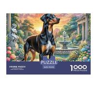 1000 PieceDoberman Pinscher Jigsaw The Challenge Is Difficult Puzzles for Adults with Home Decor Gifts Tough Game Adults 12 Years of Age And OlderDoberman Pinscher