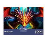 1000 PieceDragon (6) Decoration PuzzleMighty And Domineering Species The Challenge Is Difficult Puzzles for Adults with Home Décor Brainteasing Adults 12 Years of Age And OlderDragon (6)