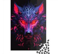 1000 PieceFantasy Wolf Jigsaw Puzzles for Adults And Wooden Puzzle for Puzzles Lovers 1000pcs (75x50cm)