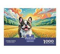 1000 PieceFrench Bulldog The Puzzle The Challenge Is Difficult Puzzles for Adults with Home Decor Gifts Tough Game Adults 12 Years of Age And OlderFrench Bulldog