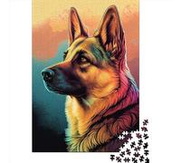 1000 PieceGerman Shepherd Dogs Jigsaw Puzzles for Adults And Wooden Puzzle for Puzzles Lovers 1000pcs (75x50cm)