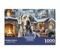 1000 PieceGerman Shorthaired Pointer Jigsaws Pieces The Challenge Is Difficult Puzzles for Adults with Home Décor Tough Game Adults 12 Years of Age And OlderGerman Shorthaired Pointer