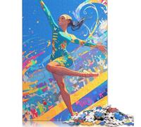 1000 PieceGymnast in Motion Jigsaw Puzzles for Adults And Wooden Puzzle for Puzzles Lovers 1000pcs (75x50cm)