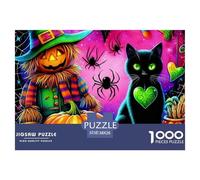 1000 PieceHalloween Decoration PuzzleHalloween-themed Style The Challenge Is Difficult Puzzles for Adults with Home Décor Brainteasing Adults 12 Years of Age And OlderHalloween