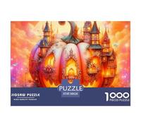 1000 PieceHalloween Jigsaws Pieces Halloween-themed Style The Challenge Is Difficult Puzzles for Adults with Home Decor Gifts Brainteasing Adults 12 Years of Age And OlderHalloween