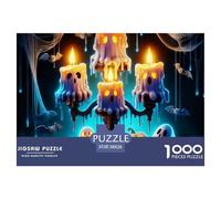 1000 PieceHalloween PieceJigsawHalloween-themed Style The Challenge Is Difficult Puzzles for Adults with Home Décor Puzzle Educational Gam Adults 12 Years of Age And OlderHalloween