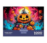 1000 PieceHalloween PieceJigsawHalloween-themed Style The Challenge Is Difficult Puzzles for Adults with Home Décor Puzzle Educational Gam Adults 12 Years of Age And OlderHalloween