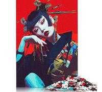 1000 PieceJapan Geisha Jigsaw Puzzles for Adults And Paper Puzzle for Puzzles Lovers 38x26cm/1000pcs