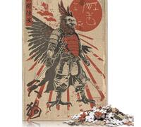 1000 PieceJapan Tengu Warrior Bird Jigsaw Puzzles for Adults And Wooden Puzzle for Puzzles Lovers 1000pcs (75x50cm)