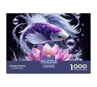 1000 PieceKoi Fish Decoration PuzzleAnimals That Can Bring Good Luck The Challenge Is Difficult Puzzles for Adults with Home Decor Gifts Brainteasing Adults 12 Years of Age And OlderKoi Fish