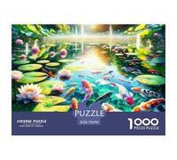1000 PieceKoi Fish Jigsaws Pieces Animals That Can Bring Good Luck The Challenge Is Difficult Puzzles for Adults with Home Décor Brainteasing Adults 12 Years of Age And OlderKoi Fish