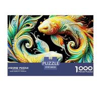 1000 PieceKoi Fish The PuzzleAnimals That Can Bring Good Luck The Challenge Is Difficult Puzzles for Adults with Home Décor Brainteasing Adults 12 Years of Age And OlderKoi Fish