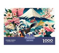 1000 PieceKoi Fish The PuzzleAnimals That Can Bring Good Luck The Challenge Is Difficult Puzzles for Adults with Home Décor Tough Game Adults 12 Years of Age And OlderKoi Fish