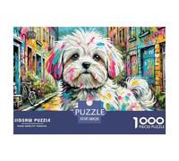 1000 PieceMaltese The Puzzle The Challenge Is Difficult Puzzles for Adults with Home Decor Gifts Brainteasing Adults 12 Years of Age And OlderMaltese