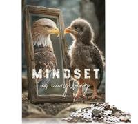 1000 PieceMindset Is Everything Jigsaw Puzzles for Adults And Wooden Puzzle for Puzzles Lovers 1000pcs (75x50cm)