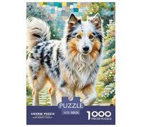 1000 PieceOld English Sheepdog Jigsaws Pieces The Challenge Is Difficult Puzzles for Adults with Home Décor Brainteasing Adults 12 Years of Age And OlderOld English Sheepdog