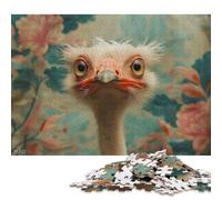 1000 PieceOstrich Funny Bird Jigsaw Puzzles for Adults And Wooden Puzzle for Puzzles Lovers 1000pcs (75x50cm)