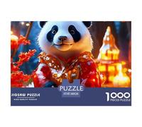 1000 PiecePanda Decoration PuzzleNational Treasure-level Cute And Adorable Creature The Challenge Is Difficult Puzzles for Adults with Home Décor Brainteasing Adults 12 Years of Age And OlderPanda