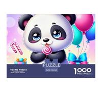 1000 PiecePanda Decoration PuzzleNational Treasure-level Cute And Adorable Creature The Challenge Is Difficult Puzzles for Adults with Home Décor Tough Game Adults 12 Years of Age And OlderPanda