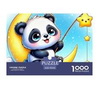 1000 PiecePanda Jigsaw The Challenge Is Difficult Puzzles for Adults with Home Décor Brainteasing Adults 12 Years of Age And OlderPanda