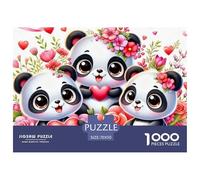 1000 PiecePanda Jigsaws Pieces National Treasure-level Cute And Adorable Creature The Challenge Is Difficult Puzzles for Adults with Home Decor Gifts Tough Game Adults 12 Years of Age And OlderPanda