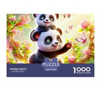 1000 PiecePanda Jigsaws Pieces National Treasure-level Cute And Adorable Creature The Challenge Is Difficult Puzzles for Adults with Home Décor Tough Game Adults 12 Years of Age And OlderPanda