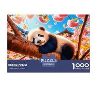 1000 PiecePanda Jigsaws Pieces National Treasure-level Cute And Adorable Creature The Challenge Is Difficult Puzzles for Adults with Home Décor Brainteasing Adults 12 Years of Age And OlderPanda