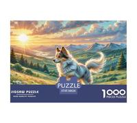 1000 PieceParson Russell Terrier Jigsaws Pieces The Challenge Is Difficult Puzzles for Adults with Home Decor Gifts Tough Game Adults 12 Years of Age And OlderParson Russell Terrier