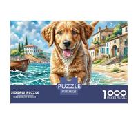 1000 PiecePortuguese Water Dog The Puzzle The Challenge Is Difficult Puzzles for Adults with Home Decor Gifts Brainteasing Adults 12 Years of Age And OlderPortuguese Water Dog