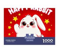 1000 PieceRabbit Decoration PuzzleCute And Well-behaved Pet The Challenge Is Difficult Puzzles for Adults with Home Decor Gifts Brainteasing Adults 12 Years of Age And OlderRabbit
