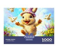 1000 PieceRabbit The PuzzleCute And Well-behaved Pet The Challenge Is Difficult Puzzles for Adults with Home Decor Gifts Brainteasing Adults 12 Years of Age And OlderRabbit