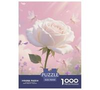 1000 PieceRose Jigsaws Pieces The Challenge Is Difficult Puzzles for Adults with Home Décor Tough Game Adults 12 Years of Age And OlderRose