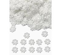 1000 Pieces 0.5inch Daisy Guipure Lace Applique Embroidered Floral Sew on Patch Mini Motif for Sewing Decoration Jewelry Making (White)