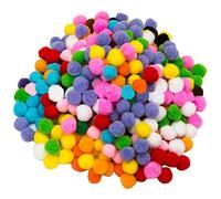1000 Pieces 10mm Pom Poms Cheerleading Balls for Crafts Making,Hobby Supplies and DIY Creative Crafts Decorations,Assorted Mixed Color Soft Flutty Mini Pom Poms for Kids Art (1000-10mm)