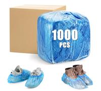 1000 pieces (500 pairs) of reusable boot covers, non-slip, waterproof, disposable shoe covers for indoor and outdoor use, real estate, construction, tourism, flooring, rainy days, workplace