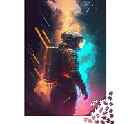 1000 Pieces Abstract Space1 Jigsaw Puzzles for Adults Wooden Puzzles for Adults Teenager Man Woman Gift 1000pcs (75x50cm)