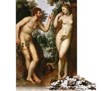 1000 Pieces Adam And Eve Rubens Jigsaw Puzzle Difficulty Puzzle Education Games Toys (75x50cm)