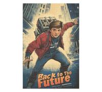 1000 Pieces Adult Puzzle A Challenging Puzzle Games for The Whole for Women for Men Theme Back to The Future-26x38cm