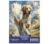 1000 Pieces Afghan Hound Jigsaw Puzzles for Adults Family Challenge Toys Jigsaw Puzzle Home Decors for The Whole for Women, Gifts for Men 38x26cm/1000pcs