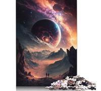 1000 Pieces Alien Planet Landscape Jigsaw Puzzle Jigsaws for Adults for Adults& Teenagers Age 12 Years Up 1000pcs (75x50cm)