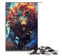 1000 Pieces All Mighty Lion God Adult Jigsaw Puzzles Family Fun Family Game Stress Reliever Difficult Challenge 75x50cm